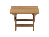 HIPS Material Outdoor Bistro Set Foldable Small Table and Chair Set with 2 Chairs and Rectangular W1209107732