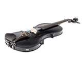 GV102 4/4 Solid Wood EQ Violin Case Bow Violin Strings Shoulder Rest 20688913