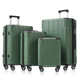 Hardshell Luggage Sets 6 Piece Suitcase Set, Expandable Lightweight Suitcases with Dual Wheels, TSA 56301916