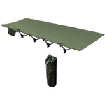 ZUN Ultralight Portable Folding Bed - Durable Aluminum Alloy Design for Seamless Camping, Hiking & 39822429