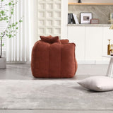 Soft beanbag chair with high resilience foam core for two people. The comfortable square recliner W1996P183170