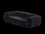Chenille Pure Foam Sofa, Quilted Cloud Sofa, Deep-Seat Chenille Pure Foam Sofa, Comfortable W834P442227