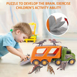 Car Truck Toy for 3 4 5 6 Years Old Boys and Girls, Dinosaur Transport Truck Including T-Rex, 16502293