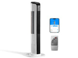 US Standard TS-03RW Tower Fan, 110V 65W, 42 Inch, Cylindrical Shape, No Water Tank, Black & White 46938143