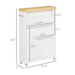 ZUN Paper Cabinet/ Side Table/ Bathroom Corner Cabinet （Prohibited by WalMart） 66211425