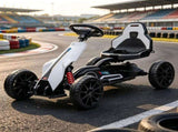 White 12V Electric Go Kart for Kids with Adjustable Speed Perfect for Children's Fun 31386183