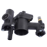 AJ89486 Water Outlet & Thermostat for 2003-2006 Jaguar XK8 4.2L Naturally Aspirated 92345292
