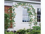 Metal Garden Arch Trellis, Adjustable Arbor Trellis, White 96849700