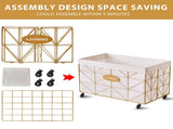 Laundry Baskets,Collapsible Laundry Basket with Wheels,Removable Lined for Easy Cleaning Storage 73742305