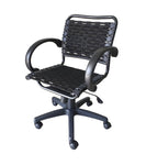 ZUN Bungee Arm Office Chair With Black Coating B091119807