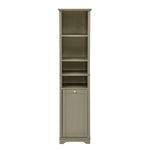 ZUN 64" Tall Bathroom Storage Cabinet for Small Space, Floor Standing Cabinet for Living Room Bathroom 15289497