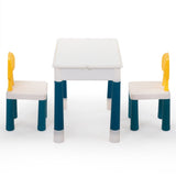 Multi functional rectangular block table - gray yellow W2181P156871