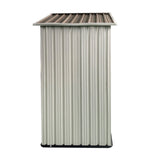 Outdoor Storage Garden Shed 5FTx3FT Apex Roof White 84635656