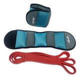 ZUN ESB-0.5+AW-3LB , Ankle/Wrist Weights ,Resistance Bands, Pull Up Assist , Eexercise Bands, 83865314