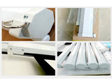 100" 43 80" x 60" Viewing Area Motorized Projector Screen with Remote Control Matte White 84308560