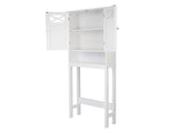 Double Door Fork Toilet Cabinet White 62734971