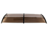 HT-200 x 100 Household Application Door & Window Rain Cover Eaves Brown Board & 82632470