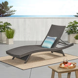 SALEM PE WICKER CHAISE LOUNGE 52005.00GRY