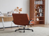 Criss Cross Legged Office Chair with Flip-Up Back Built-In Dynamic Airbag Lumbar Support, Wide Seat 55863101