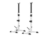 Adjustable Squat Rack Pair, 440lbs Capacity, 53.5"-69.25" Height Range, 2" Steel Barbell Stand with 21789188