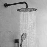 10-Inch Shower System, Slide Bar Shower Faucets Sets Complete Round Shower Heads and 5-Spray W1932P338759