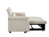 Artemax 55'' Modern Shiny Velvet Convertible Loveseat Sleeper Sofa Couch w/ 2 Lumbar Pillows, W668100738