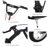 12-inch children's scooter with adjustable height. - Black 09725777