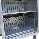 Mobile Charging Cart and Cabinet for Tablets Laptops 35-Device -Silver W1102P207222