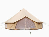5M Pyramid Cotton Camping Tent, Waterproof Luxury Glamping Tent for Family Picnic & Gathering 57056596