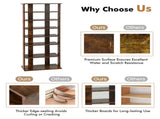 7-Tier Double-Row Shoe Rack with Adjustable Shelves, Anti-Tipping Narrow Storage Rack for Entryway 00173221