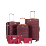 5-Piece Set ,Hard Case Spinner Wheels ABS Luggage Sets W284P208606