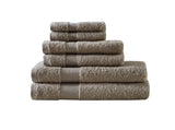 100% Egyptian Cotton 6 Piece Towel Set B03599337