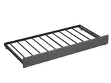 Daybed, sofa bed metal framed with trundle twin size, Grey, 78.4''L x 41''W x 29.8''H. W1162P214581