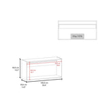 Nakya Kitchen Wall Cabinet with 2 Doors, White Oak B128P314811