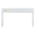 ZUN Modern Minimalist Console Table with Open Tabletop and Four Drawers with Metal Handles for Entry 98134293