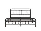FULL Metal Platform Bed Frame with Headboard, Strong Slat Support, No Box Spring Needed,Easy W84034826