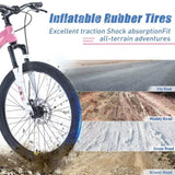 ZUKKA Mountain Bike,20 Inch MTB for Boys and Girls Age 7-10 Years,Multiple Colors W1019P145184