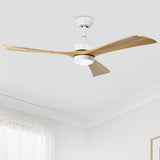 ZUN 52" Ceiling Fan with Lights Remote Control,Quiet DC Motor 3 Blade Ceiling Fans 6 Speed W1592122606