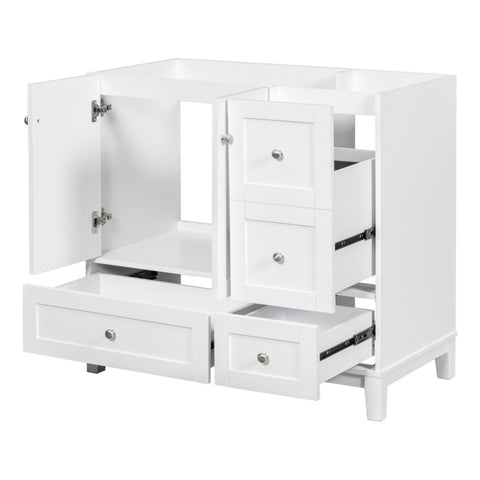 ZUN [Cabinet Only] 36" Bathroom vanity, white WF307083AAK