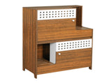 Modern 2 IN 1 Cat Furniture, Cat Litter Box Enclosure Side Table, Cat House with Storage, for 2 N752P394342D