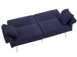 Modern Teddy Upholstered Accent Loveseat Sofa With Side Pocket,Folding Sleeper Sofa Bed With W1117P303450