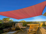 12'X16' Rust Red HDPE sunshade sail 47147431