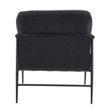 Leisure chair lounge chair velvet Black color W1805106270