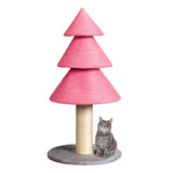 31.5in Christmas Cat Scratcher, Cat Scratching Post for Indoor Cats, Large Sisal Cat Scratching 61533778
