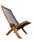folding roping wood chair W55622287