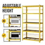 ZUN 5-Tier Adjustable Metal Shelving Unit ,Heavy Duty Garage Shelving,Storage Racks,Industrial Utility 68360636