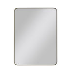 ZUN Wall Mirror 30x40 Inch Black Rectangular Mirror Metal Framed Mirror Vanity Mirror Dressing Mirror, W1435107733