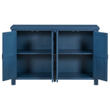 U_STYLE 4-Door Storage Sideboard with Adjustable Shelves and Retro Atimon Handles ,Ample N711P218615V