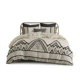 King/Cal King 3 Piece Flax and Cotton Blended Duvet Cover Set B03596486