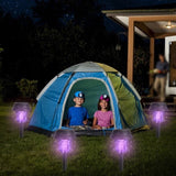 Outdoor Solar Bug Elimination Torches UV Light & White Light, 532 V Grid, IPX 73712379